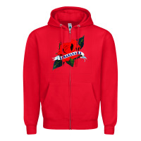 Red best of grup music  bananarama Zipper Hoodie - linhVisuals
