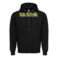 Black best of grup music  bananarama Zipper Hoodie - linhVisuals