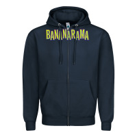 Navy best of grup music  bananarama Zipper Hoodie - linhVisuals