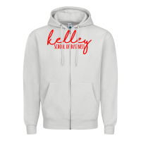 Dove Grey kelley school of business Zipper Hoodie - linhVisuals