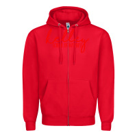 Red kelley school of business Zipper Hoodie - linhVisuals