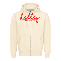 Sandshell kelley school of business Zipper Hoodie - linhVisuals