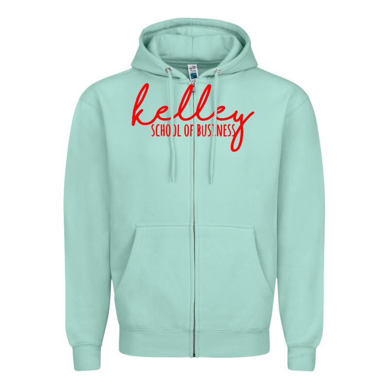 Kelley School Of Business Zipper Hoodie by linhVisuals | Teevron