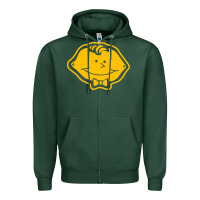 Sports Green lemonhead vintage Zipper Hoodie - linhVisuals