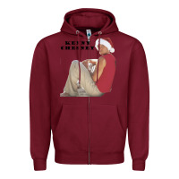 Burgundy KENNY CHESNEY Zipper Hoodie - linhVisuals