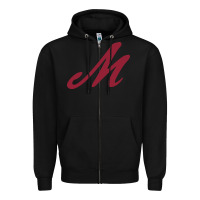 Black Muhlenberg College Zipper Hoodie - linhVisuals
