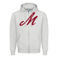 Dove Grey Muhlenberg College Zipper Hoodie - linhVisuals