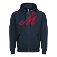 Navy Muhlenberg College Zipper Hoodie - linhVisuals