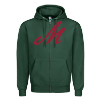 Sports Green Muhlenberg College Zipper Hoodie - linhVisuals