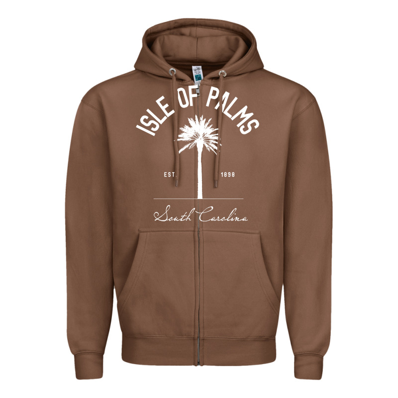 Isle Of Palms Sc Palm Tree Isle Of Palms Beach Gift Pullover Hoodie Zipper Hoodie by linhVisuals | Teevron