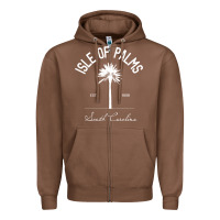 Chestnut isle of palms sc palm tree isle of palms beach gift pullover hoodie Zipper Hoodie - linhVisuals