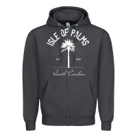 Smoke isle of palms sc palm tree isle of palms beach gift pullover hoodie Zipper Hoodie - linhVisuals