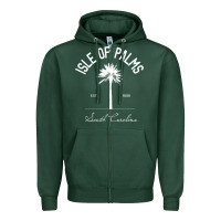 Sports Green isle of palms sc palm tree isle of palms beach gift pullover hoodie Zipper Hoodie - linhVisuals