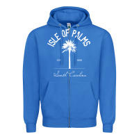 True Royal isle of palms sc palm tree isle of palms beach gift pullover hoodie Zipper Hoodie - linhVisuals