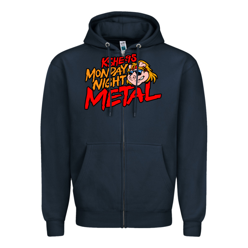 Monday Night Metal Zipper Hoodie by linhVisuals | Teevron