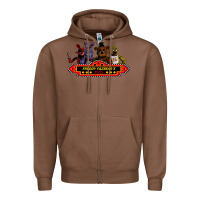 Chestnut FREDDY FAZBEAR'S Zipper Hoodie - linhVisuals