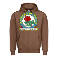 Chestnut blackburn-fc Zipper Hoodie - linhVisuals