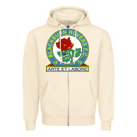 Sandshell blackburn-fc Zipper Hoodie - linhVisuals