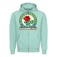 Seafoam blackburn-fc Zipper Hoodie - linhVisuals