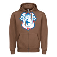 Chestnut cardiff-city-fc Zipper Hoodie - linhVisuals