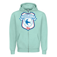 Seafoam cardiff-city-fc Zipper Hoodie - linhVisuals