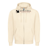 Sandshell Mitchell College Zipper Hoodie - linhVisuals