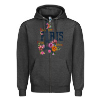 Charcoal Heather PARIS Zipper Hoodie - linhVisuals