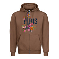 Chestnut PARIS Zipper Hoodie - linhVisuals