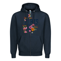 Navy PARIS Zipper Hoodie - linhVisuals