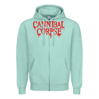 Seafoam cannibal music Zipper Hoodie - linhVisuals