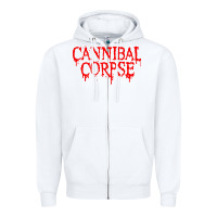 White cannibal music Zipper Hoodie - linhVisuals