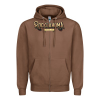 Chestnut 2022#ROCKLAHOMA Zipper Hoodie - linhVisuals