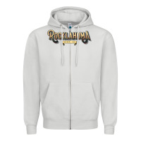 Dove Grey 2022#ROCKLAHOMA Zipper Hoodie - linhVisuals
