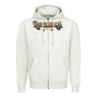 Oatmeal Heather 2022#ROCKLAHOMA Zipper Hoodie - linhVisuals