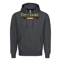 Smoke 2022#ROCKLAHOMA Zipper Hoodie - linhVisuals