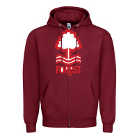 Burgundy forest-fc Zipper Hoodie - linhVisuals