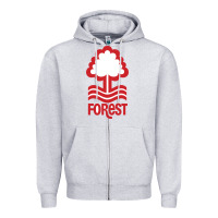 Heather Grey forest-fc Zipper Hoodie - linhVisuals