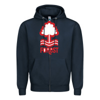 Navy forest-fc Zipper Hoodie - linhVisuals