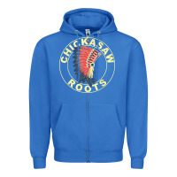 True Royal chickasaw roots headdress native american chickasaw nation Zipper Hoodie - linhVisuals