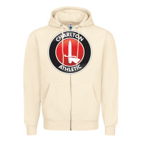 Sandshell charlton-fc Zipper Hoodie - linhVisuals