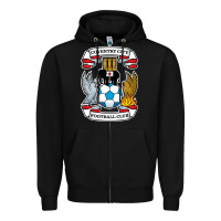 Black coventry-city-fc Zipper Hoodie - linhVisuals