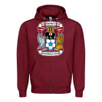 Burgundy coventry-city-fc Zipper Hoodie - linhVisuals