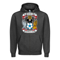 Charcoal Heather coventry-city-fc Zipper Hoodie - linhVisuals