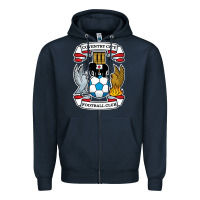 Navy coventry-city-fc Zipper Hoodie - linhVisuals