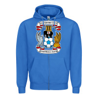 True Royal coventry-city-fc Zipper Hoodie - linhVisuals