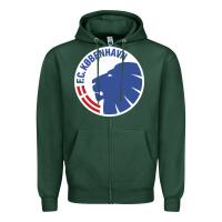 Sports Green fc-københavn Zipper Hoodie - linhVisuals