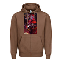 Chestnut hazbin, hazbin hotel alastor, jeby,angel dust, demon Zipper Hoodie - linhVisuals