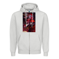 Dove Grey hazbin, hazbin hotel alastor, jeby,angel dust, demon Zipper Hoodie - linhVisuals
