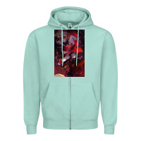 Seafoam hazbin, hazbin hotel alastor, jeby,angel dust, demon Zipper Hoodie - linhVisuals