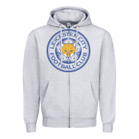 Heather Grey leicester-city-fc Zipper Hoodie - linhVisuals